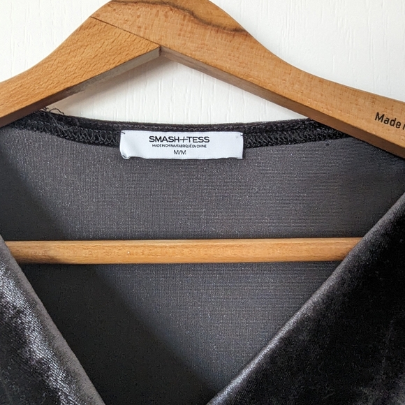 Smash + Tess Very Velvet Jumpsuit Medium Birds Papaya Collab LIKE NEW - Picture 3 of 5